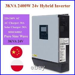 Hybrid Solar Inverter Pure Sine Wave With Charger Controller And Battery Charger