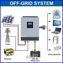 Hybrid Solar Inverter Pure Sine Wave With Charger Controller And Battery Charger