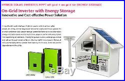 INVERTER HYBRID SOLAR 3000W 48V PV MPPT off gird + on grid tie ENERGY STORAGE