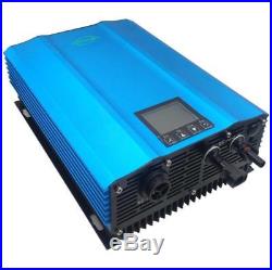 IP65 1000W MPPTpure sine wave Grid Tie Inverter 48/72/96V Battery discharge LCD