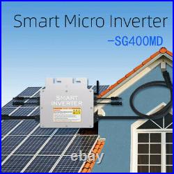 IP65 400W Grid Tie Micro Inverter MPPT Microinvert DC18-50V AC110V Solar Panel