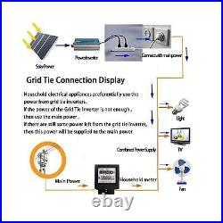 KRXNY 1000W Grid Tie Inverter 20-45V DC Input 110V AC Output Stackable MPPT P