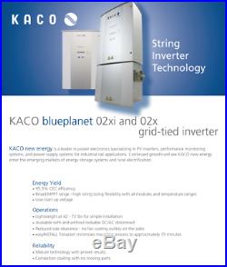 Kaco Blueplanet 2502xi Solar PVC Inverter 2500W NEW