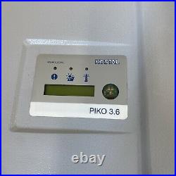 Kostal Piko 3.6 DCS 3.6 KW Grid Tied Solar PV Inverter Dual MPPT