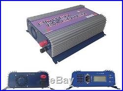 LCD Display 1000W MPPT Solar Grid Tie Inverter Pure Sine Wave DC22-60V TO AC110V