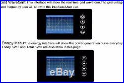 LCD Display 1000W MPPT Solar Grid Tie Inverter Pure Sine Wave DC45-90V TO AC110V