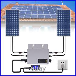 LCD Display 700W NEW Solar Grid Tie Micro Inverter Waterproof (IP65) WVC-700W