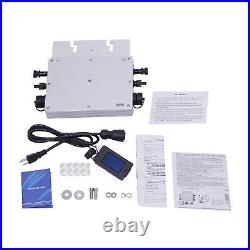 LCD Display Solar Grid Tie Micro Inverter IP65 WVC-700w Waterproof