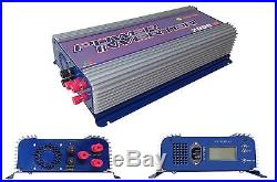LCD Wind Turbine/Generator Grid Tie Inverter with Domp Load Controller/Resistor