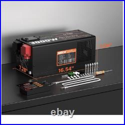 Li Time 3000W Pure Sine Wave Inverter Charger Remote UPS 12V Battery