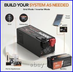 Li Time 3000W Pure Sine Wave Inverter Charger Remote UPS 12V Battery