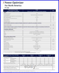 Lot of 10 SolarEdge P1100 Power Optimizer 1100W 125? V DC Solar NEW