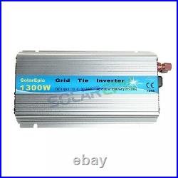 MPPT 1300W Grid Tie Inverter DC18V to AC220V Pure Sine Wave Inverter 50/60Hz CE