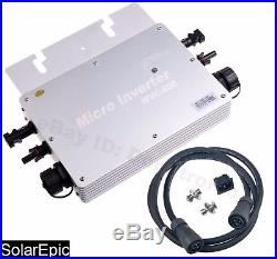 MPPT 600W Waterproof Grid Tie Inverter DC22-50V Pure Sine Wave Inverter 110/220V