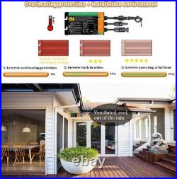 MPPT Grid Tie Inverter 700W for 24V 36V Solar Applications with Compact Design