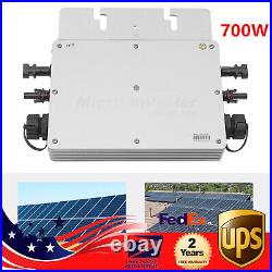 MPPT Grid Tie Smart Solar Micro Inverter 700W Grid Tie DC to AC 110V