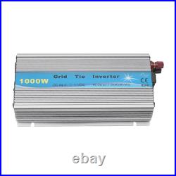 MPPT Grid Tie Solar Inverter 1000W AC 90V-140V Output Pure Sine Wave Inverter
