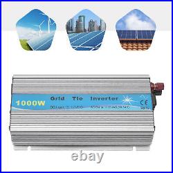 MPPT Grid Tie Solar Inverter 1000W AC 90V-140V Output Pure Sine Wave Inverter