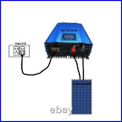 MPPT Solar Dc Grid Tie Inverter With Limiter Sensor Battery Discharge Power Mode