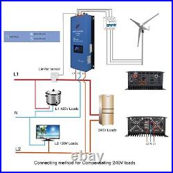 MPPT Solar Power Grid Tie Inverter Discharge WIFI DC22-90V AC95-265V 1000W 48V