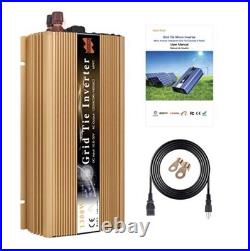 Marsrock 1300W Grid Tie Inverter MPPT Pure Sine Wave Solar Wind 110V Golden