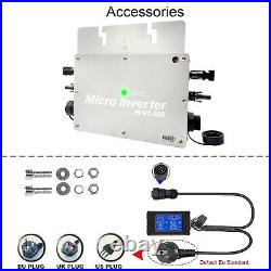 Micro Grid-Connected MPPT Inverter IP65 DC28-50V 120V 230V Auto Solar Tie 600W