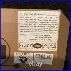 Micro Inverter UDM800 Grid-Tie MPPT 750W 180-265VAC 20-60VDC Input