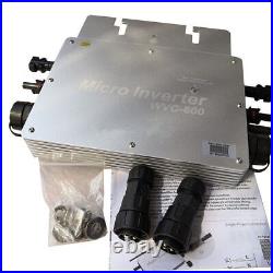 Micro Solar Grid Tie Inverter 600W Wireless MPPT Pure Sine Wave DC AC Converter