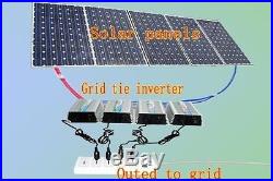 Missyee 1000W Grid Tie Solar Power Inverter Converter DC 20V-45V For Solar Panel