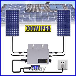 NEW! 700W LCD Display Solar Grid Tie Micro Inverter Waterproof (IP65) WVC-700W