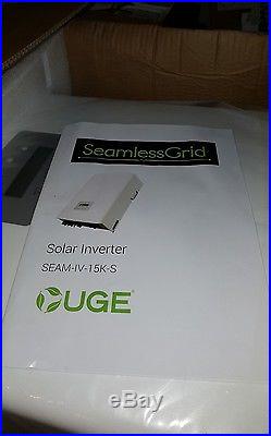NEW UGE SOLIS GCI 15K US UG 15kW Grid Tie Inverter, 408 VAC 3 PHASE SOLAR