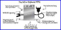 New 12 pcs Enphase Solar Micro Inverter M250-72-2LL-S22 MC4 208/240V Grid Tie