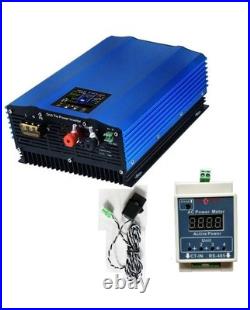 New 1200W Grid Tie Inverter with LCD Solar Panel DC Input 55V-90V