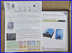 New 1200W Grid Tie Inverter with LCD Solar Panel DC Input 55V-90V