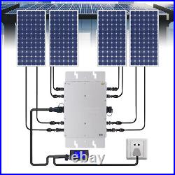 New 1200W Solar Grid Tie Inverter MPPT DC 22-52V to AC 120V for Solar Panel USA