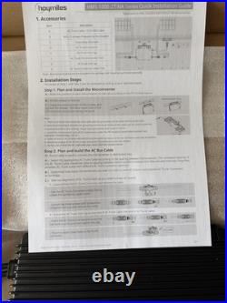New Case Of 6 Hoymiles HMS-800-2T-NA Microinverter 800W 240VAC Solar Inverter