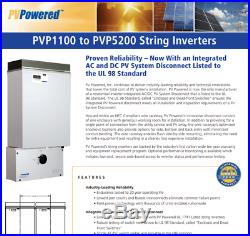 PV Powered PVP4600, 4600w GridTie Inverter 208v