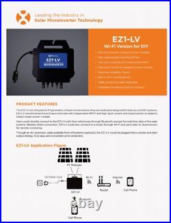 Plug-in grid-tie solar power kit without solar panels