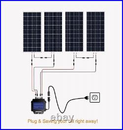 Plug-in to save your bill Plug & play grid-tie solar power kit power saving