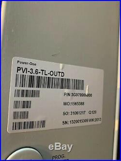 Power-One Aurora Pvi 3.6 Solar Pv Inverter 3600 Watt Dual MPPT / Tracker