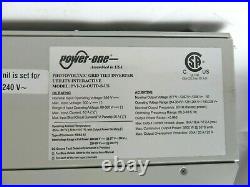 Power One Solar Grid Tied 3.6kW Solar Inverter (PVI-3.6-OUTD) withDC Safety Switch