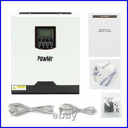 Powmr 5KW Solar Inverter Off-Grid Tie 50A PWM Solar Charge Controller DC48V 220V