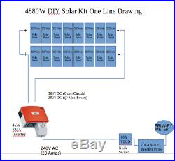 SMA 4kW 4000W Grid Tie Solar Inverter BULK Orders Available UL174l DIY Friendly