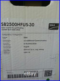 SMA SB2500HF-30 Grid Tie Inverter, Sunny Boy 2500Watt