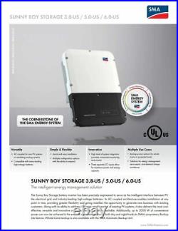 SMA SBS5.0-US-10 Sunny Boy 5.0-US Standard Storage Battery Inverter
