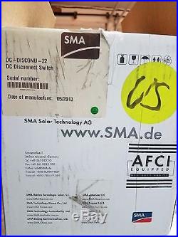 SMA Sunny Boy 3000w Grid-tie Inverter SB3000US-12 with DC Disconnect AFCI