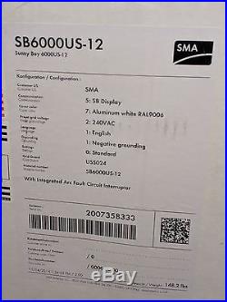 SMA Sunny Boy 6000w Grid-tie Inverter SB6000US-12 full warranty & DC Disconnect