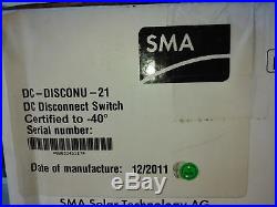 SMA Sunny Boy SB 3000 US Grid-Tie Solar Inverter -DC Disconnect Switch-FREE SHIP