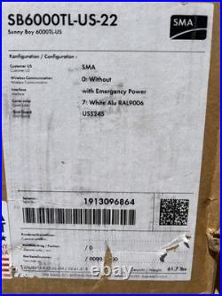SMA Sunny Boy SB6000TL-US-22 Solar Inverter 6kW Grid-Tied New