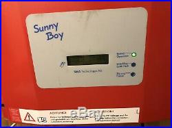 SMA Sunny Boy SB700U Solar PV Grid Tie Inverter 700 watt LCD 120VAC WORKING 700U